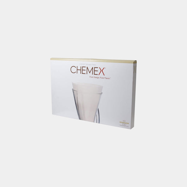 Filtry Papierowe Białe do Chemex 450ml 100 sztuk